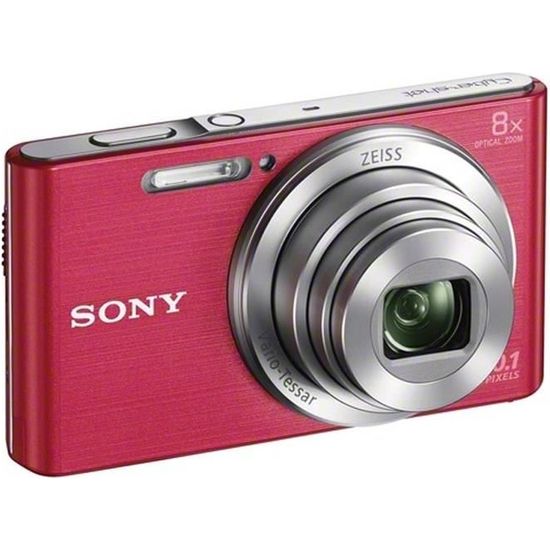 SONY DSCW830P Appareil photo numérique compact 20,1 mégapixels - Rose