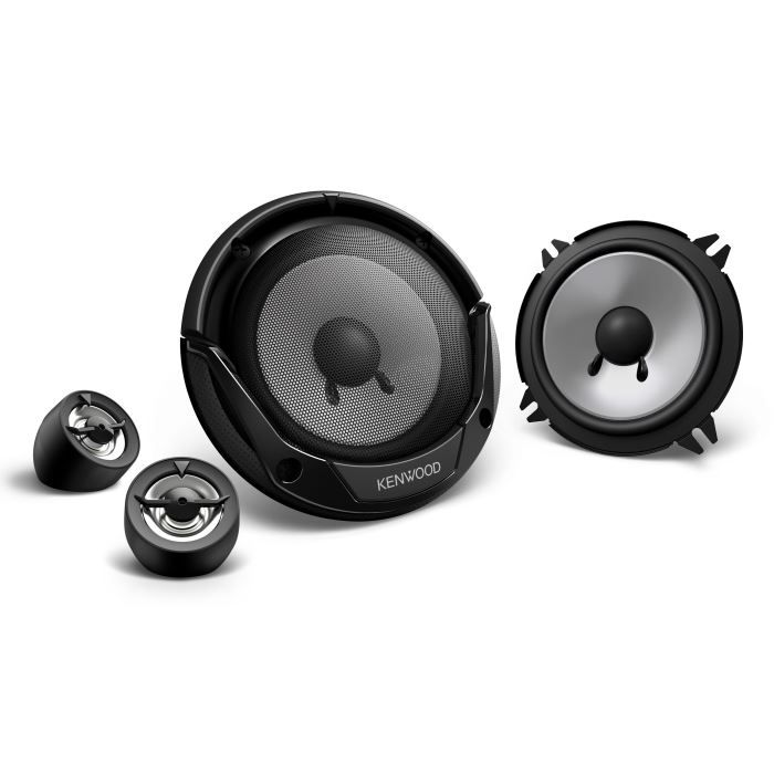 Kit Enceintes Voiture 2 Voies Option AIR-100 - 10 Cm, 70 W RMS, Tweeter Soie 25 Mm - Installation Directe Radio, Son équilibré - 9