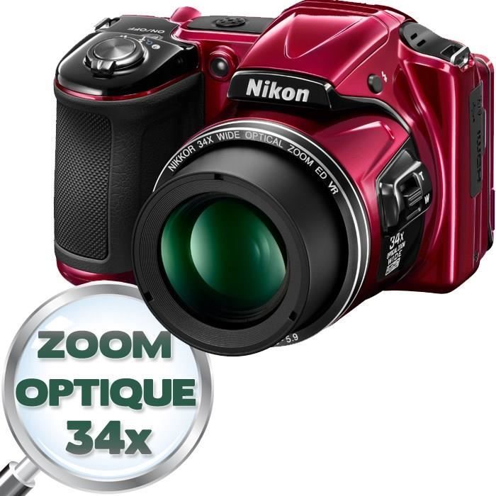 Nikon COOLPIX L830 12.3 Appareil photo Bridge 16 MP CMOS 4608 x 3456 pixels Très bon état - vue 1