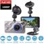 1080P Full HD WIFI Camera Voiture,360/° IR Nuit Vision Avant Arriere Double Dashcam Embarqu/ée Moniteur Enregistreur de Surveillance avec Capteur-G D/étection Mouvement pour 24H Surveillance Parking