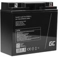 GreenCell®  Rechargeable Batterie AGM 12V 15Ah accumulateur au Gel Plomb Cycles sans Entretien VRLA Battery étanche Résistantes-0