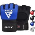 Gants MMA RDX, gants UFC pour le grappling, gants de boxe pour sparring, gants de combat en cage, bleu-0