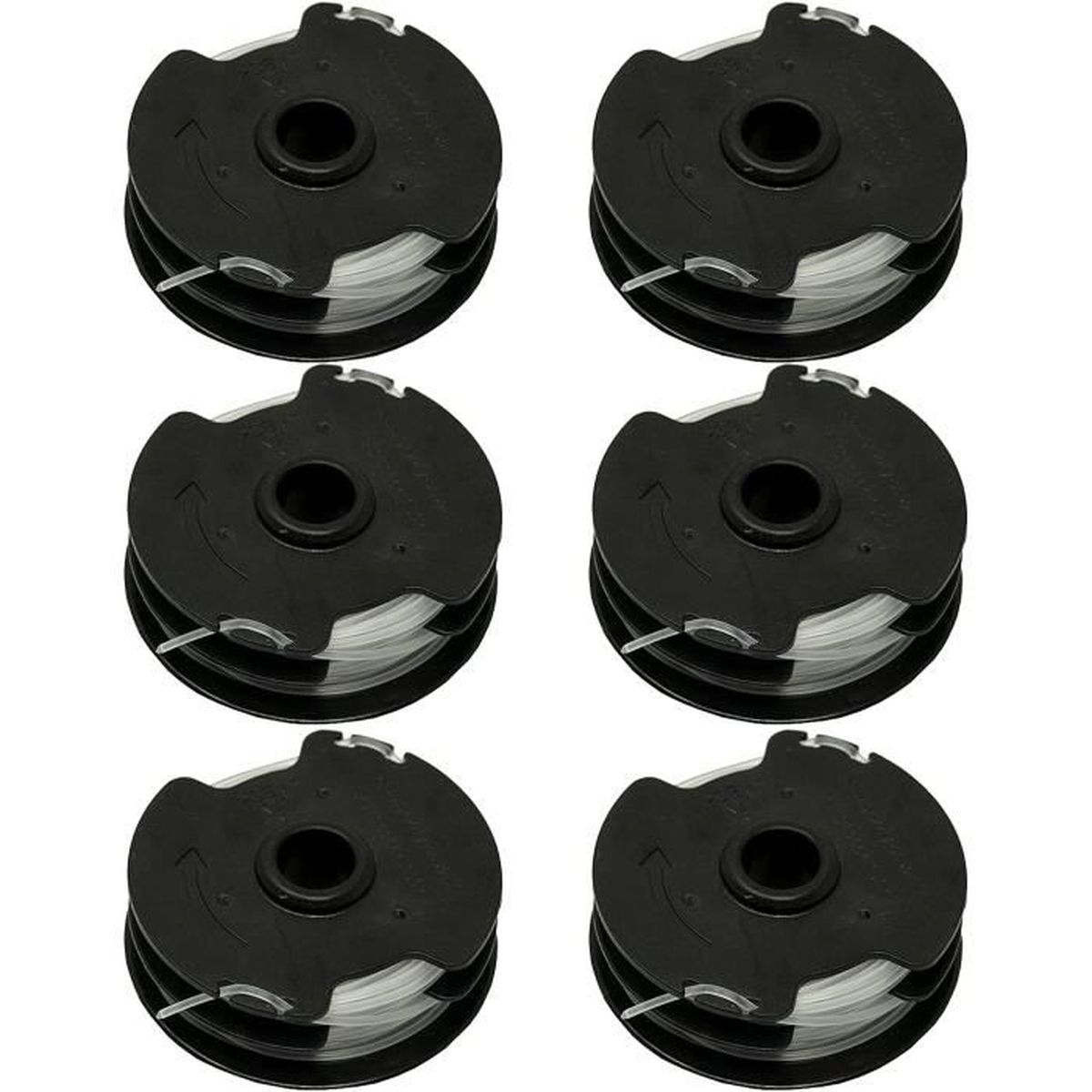 Lot De 2 Cache-bobines Pour Débroussailleuse SmallCut 300, 8845, 8844, Li18/23, Li18/25 - ABS, Clip