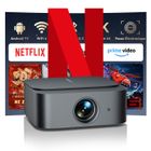 ZOOMCAT Vidéoprojecteur 4K【Officiel Netflix&Focus Électronique】25000 Lumens 1080P WiFi Bluetooth Projecteur avec YouTube/Prime Video
