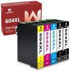 604XL- 5 Cartouches d'encre AUMOK compatible avec EPSON 604 XL Ananas - cartouche encre epson 604 cartouche epson xp2200 xp 2205