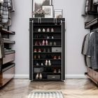 JRING Ohlala Meuble à chaussures de neuf étages noir