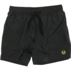 Short de bain homme - SERGIO TACCHINI - Noir/Jaune - Taille élastique - Doublure en maille