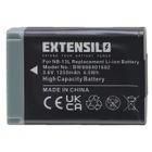 EXTENSILO Batterie remplacement pour Canon NB-13L pour appareil photo, reflex numérique (1250mAh, 3,6V, Li-ion)
