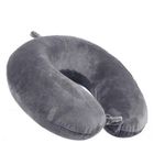 YOLISTAR Oreiller de Voyage - Soutien pour Cervical en Mousse à mémoire Forme, Coussin Repos Dormir (Gris), 27x27x12cm