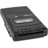 auna RQ-132USB Lecteur cassette portable dictaphone enregistreur K7 Enceinte intégrée micro USB AUX - Alimentation secteur ou piles