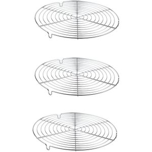 Grille de refroidissement ronde pour un refroidissement uniforme et rapide Rafraîchisseur à gâteau facile à démouler. Esteopt Lot de 2 grilles à gâteau rondes en acier inoxydable Grille de refroidissement ronde pour un refroidissement uniforme et rapide Rafraîchisseur à gâteau facile à démouler. Esteopt Lot de 2 grilles à gâteau rondes en acier inoxydable