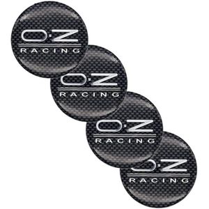 Lot de 4 Cache-moyeux Centre de Roue de Voiture pour O.Z OZ Racing,  60mm-2.36 Cache-moyeu avec Logo pour Jante en Alliage, Personna