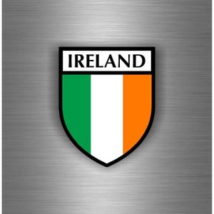 Aigle Autocollant sticker vinyl aigle drapeau irlande irlandais 