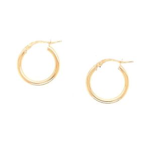 Boucles D'oreilles Femme En Or – Cercle Doré Minimaliste – Alliage Hypoallergénique – 2 Pièces – Cadeau élégant