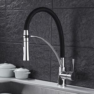 Teeno Robinet De Cuisine Mitigeur D Evier Douchette Etirable Robinet Rotatif Deux Sorties Design Contemporain Achat Vente Robinetterie De Cuisine Teeno Robinet De Cuisine M Cdiscount