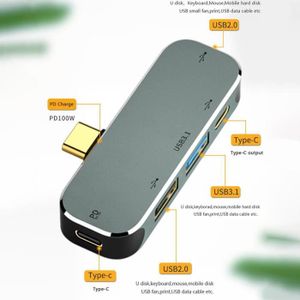 HUB Batterie ordinateur portable,Station d'accueil de 