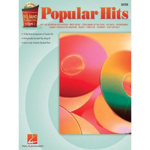 PARTITION Popular Hits - Guitar - Big Band Play-Along Volume 2, de I Heard It Through the Grapevine • - Recueil + CD Guitare basse