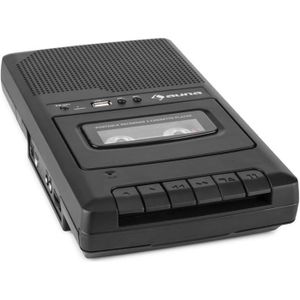 DICTAPHONE - MAGNETO. auna RQ-132USB Lecteur cassette portable dictaphon