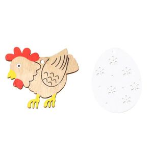 poule en bois cdiscount
