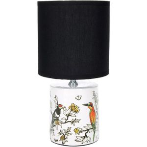 Lampe à poser,Petite lampe de table en céramique orange,lampe de chevet de  chambre à coucher,lampe décorative chinoise [E478397071] - Cdiscount Maison