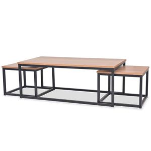 Table Basse Gigogne Industrielle Achat Vente Pas Cher