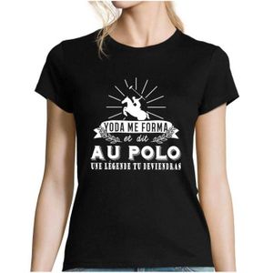 T-SHIRT MAILLOT DE SPORT T-shirt Femme Polo Légende Yoda Collection Sport H