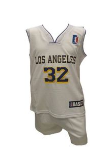 MAILLOT DE BASKET-BALL Los Angeles Ensemble de basket Noir/Orange Sport Zone