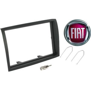 Façade Radio Installation cadre autoradio pour FIAT TIPO à partir de 2016 noir Double DIN 2din