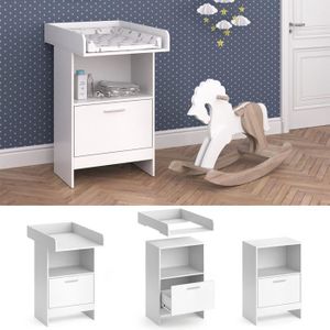 Commode et table à langer Babyland Table à langer pliante NEW RODI avec  baignoire anatomique 2 positions - Matière PVC - Étoile grise - Made in  Italia