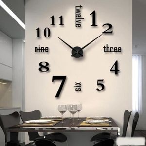 C-Cakus Horloge de Table Simple Horloge Murale Décoration de Salon Chambre Bar