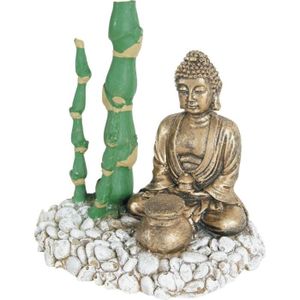 DÉCO ARTIFICIELLE ZOLUX Décoration diffuseur d'air Bouddha avec bamb