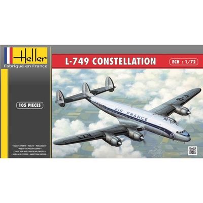 Heller 315 - Maquette Avion Douglas DC-6B Super Cloudmaster - échelle 1/72 - Occasion