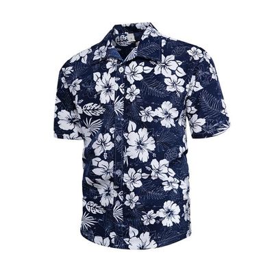 Chemise Hawaïenne Homme Shiba Inu Tournesol - Manches Courtes, Motif Tropical, Légère Et Respirante - 6
