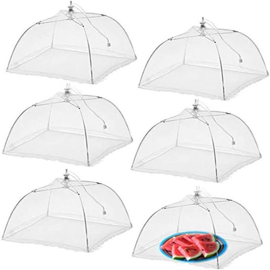 Cloche Alimentaire Pliable En Maille – Protège Vos Plats Des Mouches Et Insectes Pendant Les Repas En Extérieur