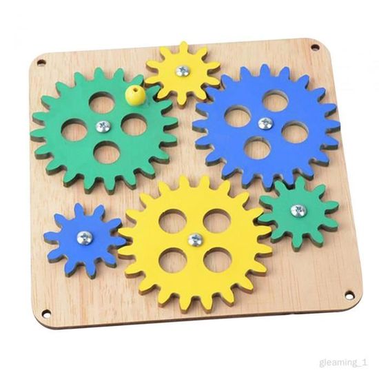 Sharplace Accessoire Tableau Occupé Montessori - Planche Activité Bois DIY 18cm X 10cm Pour Enfants