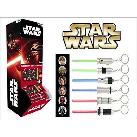 lunit/é Star Wars Mini Sabre Laser Lumineux