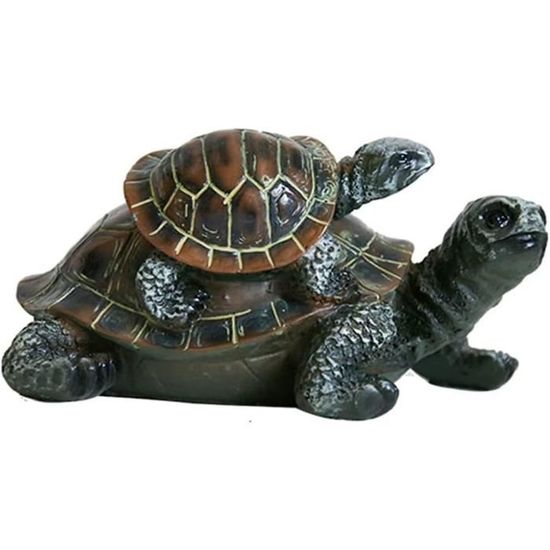 Statue Tortue Solaire Avec Éclairage LED - Décoration Jardin Écologique Et Poétique