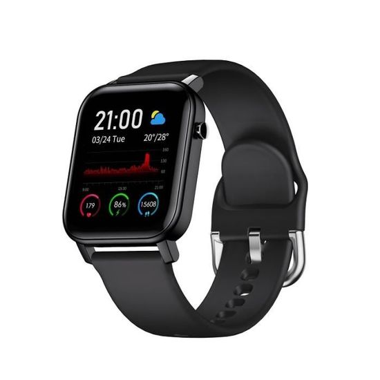 Montre connectee SENBONO 2020 SN87 Smartwatch IP68 etanche montre intelligente hommes femmes Sport frequence cardiaque Type black Cdiscount Telephonie