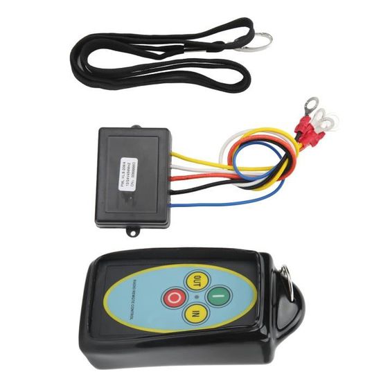 Kit Télécommande Sans Fil Pour Treuil 12V - Portée 100 Pieds, 2 Télécommandes Incluses