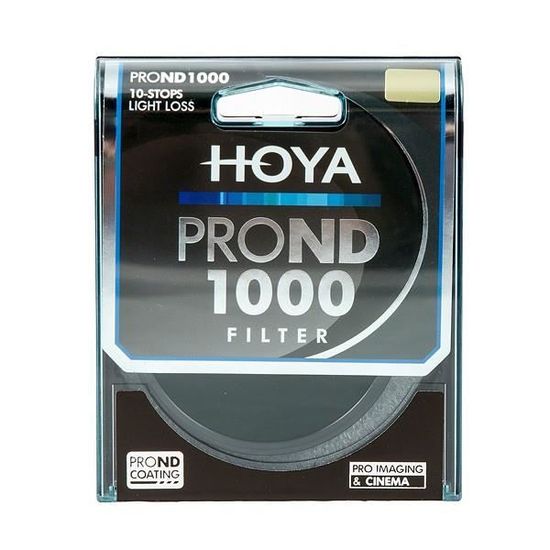 Filtre HOYA PROND100062 PRO ND 1000 - 62mm - Réduction de lumière pour effets créatifs - Garantie 1 an