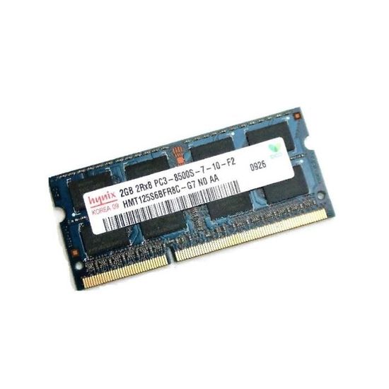 Mémoire RAM SODIMM Hynix 8 Go (2x4 Go) DDR3 PC3-12800S - Pour Portable, 204 Broches - Occasion En Bon état