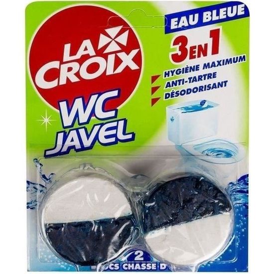 LACROIX WC Blocs Chasse d'Eau Javel 2x48g - Cdiscount Au quotidien