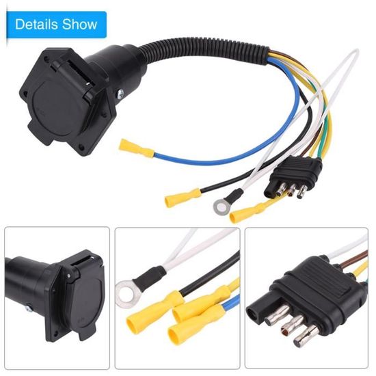 Câblage De Remorque 4 Plat 7 Voies(85) - Alibaba