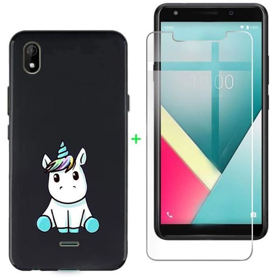 PACK COQUE FLEXIBLE VERRE TREMPE: WIKO Y60 : Grossiste Packs Coque Et Film De Protection
