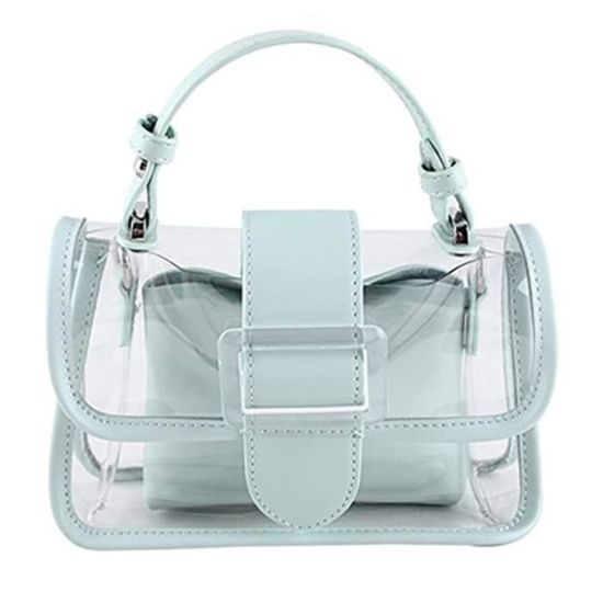 Sac Bandoulière Transparent PVC - Pour Concerts, Stades, Voyages - Étui Clair étanche