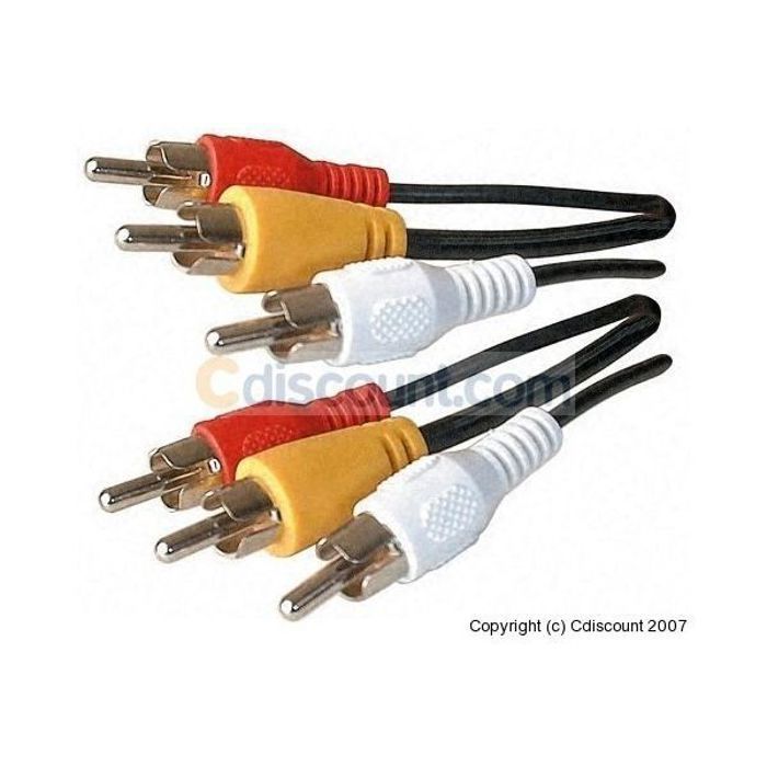 Kit de connexion RCA 2,5 m Autres accessoires TV