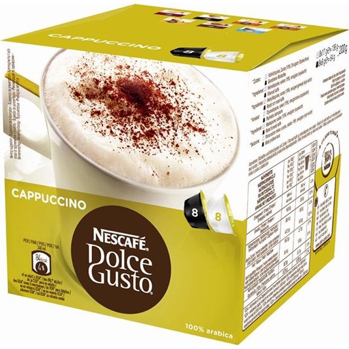 NESCAFE DOLCE GUSTO CAPPUCCINO Capsules