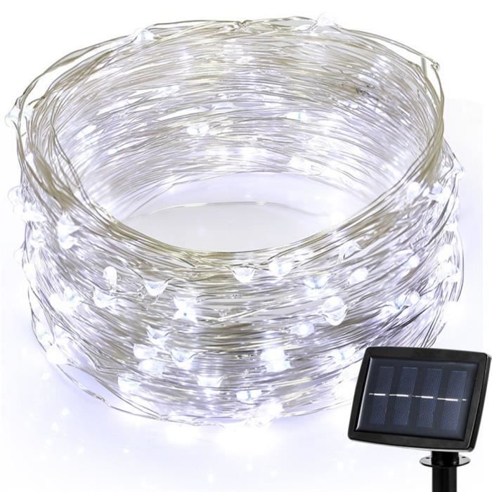 BANDE LED - RUBAN LED 200Led extérieur Solaire Fil de cuivre Lumière GUIRLANDE Party Décor WH_u2263 Jeffrey 2238 zl