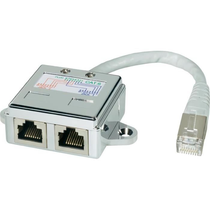 Adaptateur CONRAD RJ45-T CAT6