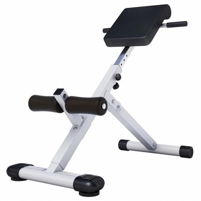 Appareil de musculation pliable pour le dos blanc